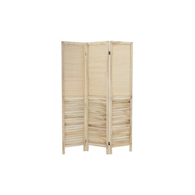 ML-Design Paravent Raumteiler 3 Teile Faltbare Trennwand Holz Raumtrenner Sichtschutzwand Image