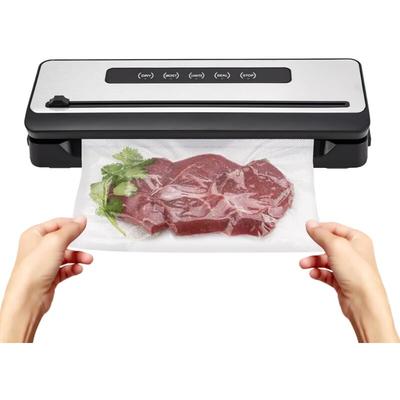 Vakuumversiegler mit 10 Vakuumbeuteln Luftversiegelungssystem Schwarz Vakuumierer Vakuummaschine Image