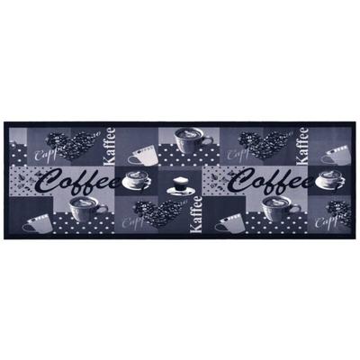 Vidaxl - Küchenteppich Waschbar Kaffee Blau 60x180 cm Image