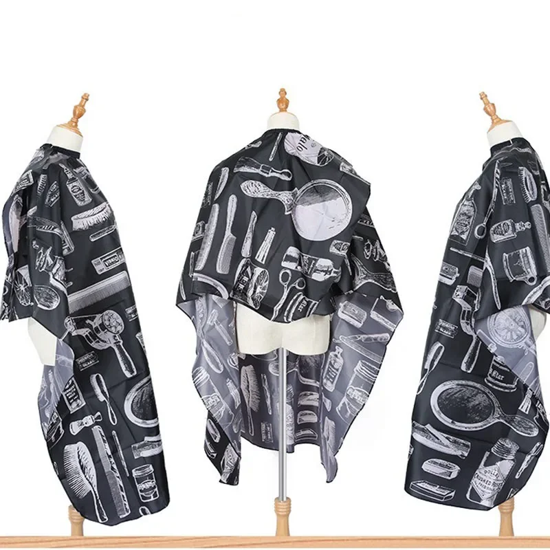 Haarschneide-Schicht-Umhang, Frisur-Umhang für Friseure, Morgenmäntel für einen Haarschnitt, Umhang, Haarschnitt-Schürze, Kappersmantel RFWJ01 Image