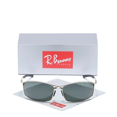Mens Polarized Sunglasses rectangle Mirror Sunglasses men Alloy Frame UV400 Sun Glasses Causal Eyewear