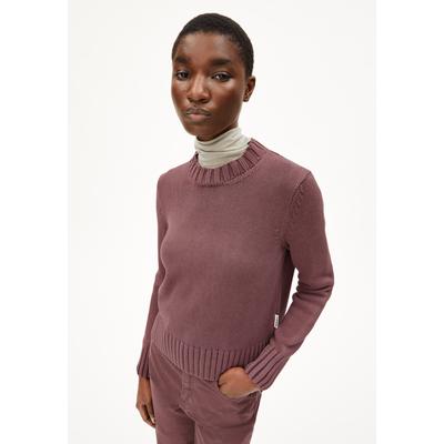 AMALIAAS GMT DYE - Frauen Relaxed Fit Strickpullover - lila (Größe: S) Image
