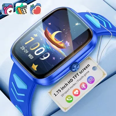 Children Boys Girls Present Smart Watch Ftiness Tracker Bluetooth Call Smart Watch Men Women Kids Watch Pedometer Waterproof