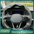 Coprivolante per auto personalizzato cucito a mano per Volkswagen VW Atlas Golf 8 Mk8 Jetta Passat B9 Tiguan Sharan Accessori auto