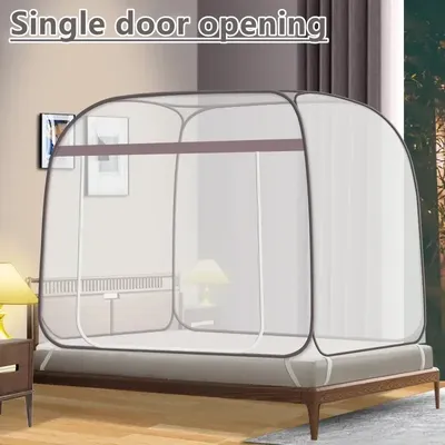 Simple Style Home Universal Mosquito Net Summer Encrypted Bedroom Mosquito Net Dormitory Installation-free Single Mosquito Net