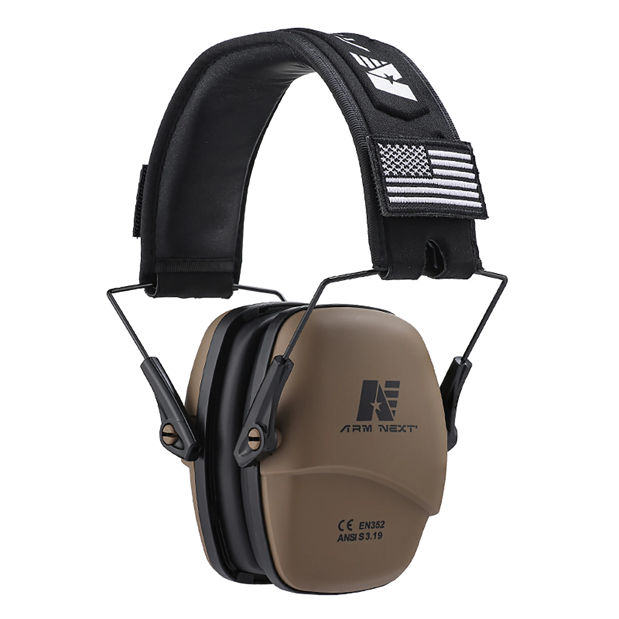 Actical Headset Gehörschutz Schießkopfhörer für die Jagd Gehör-Ohrenschützer Geräuschreduzierung 25 dB Ohrenschützer Silikon Image