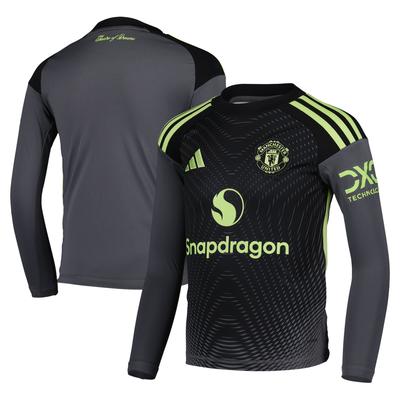 Manchester United adidas Heim-Torwarttrikot 2025-26 – Kinder – Langarm Image