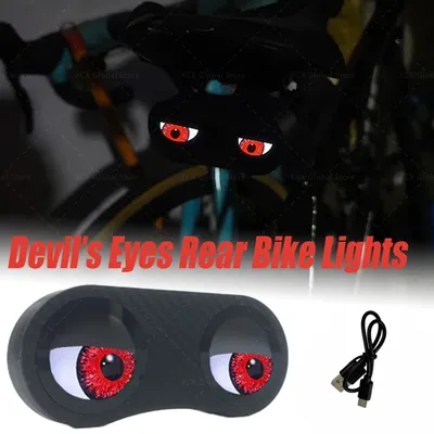 Bicycle Tail Rear Light Saddle Seatpos Bicycle Rear Light Waterproof USB Cycling Tail Taillight Bike LED Lights Bike Accessories