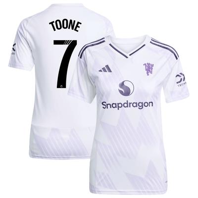 Manchester United adidas 24/25 Auswärtstrikot - Damen mit Aufdruck Toone 7 Image