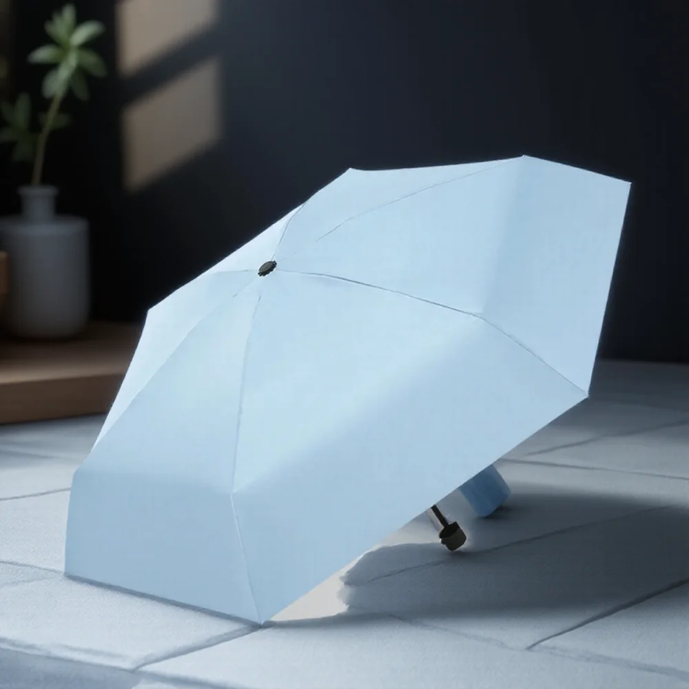 Mini-Taschen-Sonnenschutz, tragbarer Windschutz, 5, faltbarer Regenschirm, Outdoor-Sonnenschirm, Reisezubehör Image