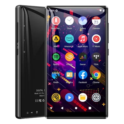 MECHEN 160GB (128GB+32GB) MP3/MP4 Player with Bluetooth and WiFi， 5" IPS Touch Screen 1080P ，Up to 1TB