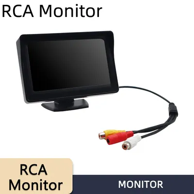 4.3 Inch Car Monitor Display Easy To Install High-definition Reversing Image Universal Machine Screen Display for Camera