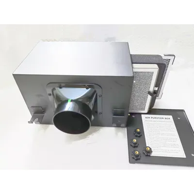 Fresh Air Intake Inline Filter Box With Pre-filter Activated Carbon and HEPA filter HVAC System Heating And Cooling Ventilation