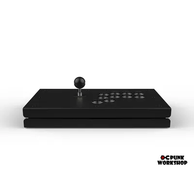 Punk Workshop Fight Stick PWS FS-30 Arcade Fighting Stick with Punk Workshop 30mm Mechanical Buttons for SF6 MAME Game Machine