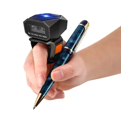 Eyoyo EY-016 Mini Portable 2D Wearable Ring Barcode QR code readers USB Wired 2.4G Wireless Bluetooth finger Scanner iPad iPhone