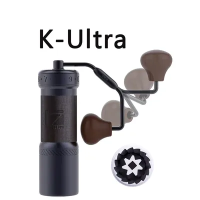 1Zpresso KUltra Manual Coffee Grinder Portable Mill 48mm Stainless Steel Burr