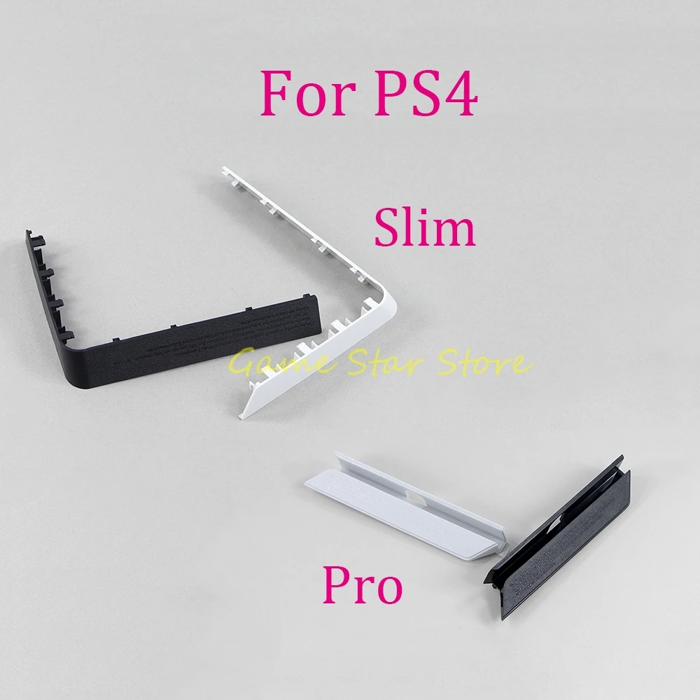 1pc Black White Plastic HDD Hard Drive Bay Slot Cover For PlayStation PS4 Slim Pro Console Hard Disk Door Flap