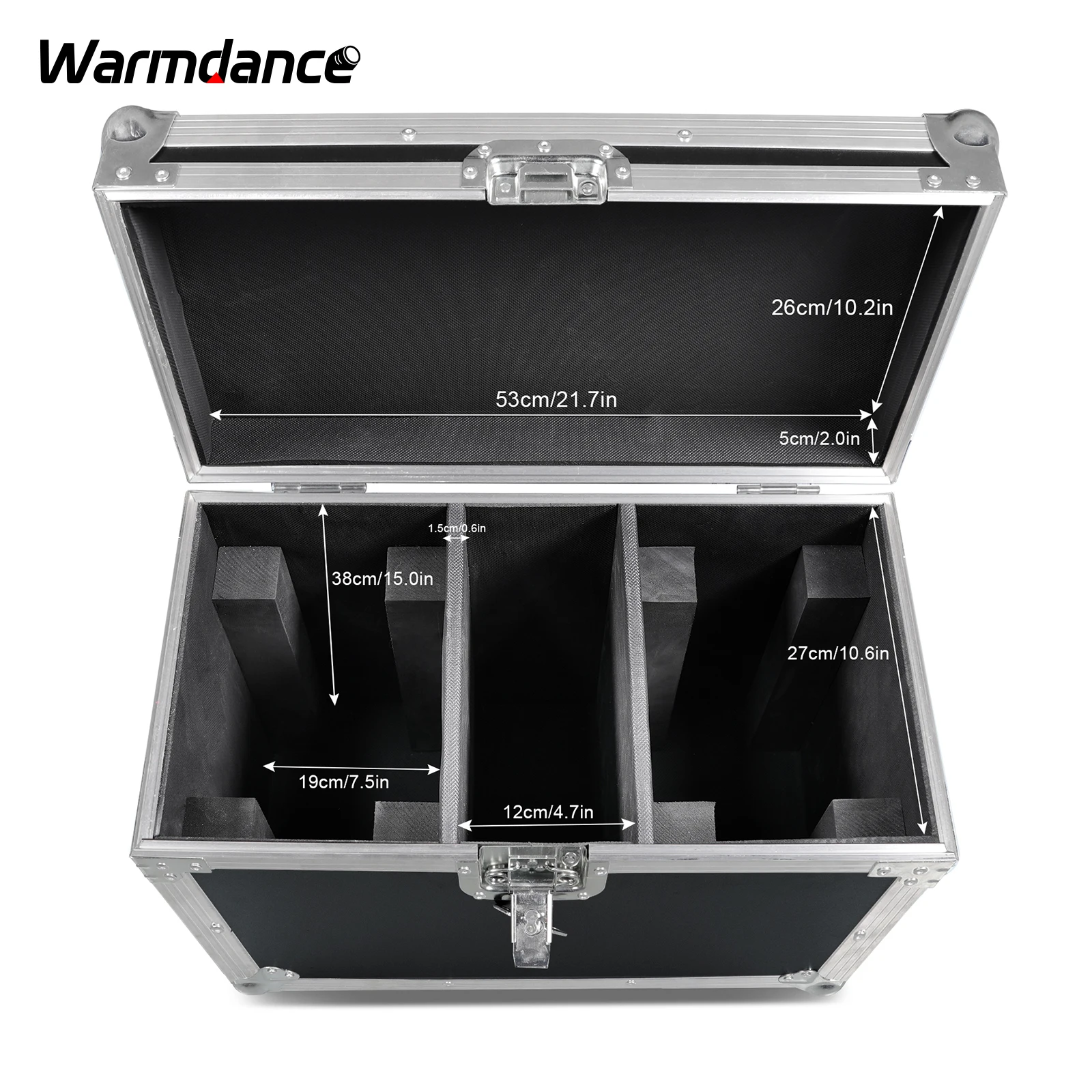 Gator Cases for（2）LED Moving Head Light Beam Lighting Stage Equipment Flight Cases for DJ Disco Party Concert Wedding Theater