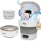 15L Portable Washing Machine Folding Large CapacityClothes Spin Dryer Bucket Travel Underwear Panties Socks Foldable Mini Washer