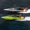 22.8Inches UDI R/C UDI018 Large RC Speed Boat 2.4G 4WD 40-45km/h Remote Control Brushless Watercraft for Hobby Adult