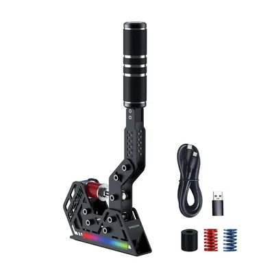 SIMSONN HB Pro Sim Racing Handbrake RGB Racing Simulator Handbrake 16 Bit High Precision Pressure Sensor 200kg load cell