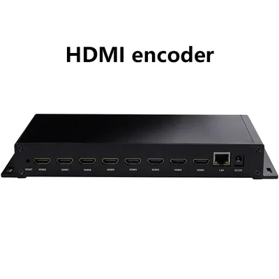 8-channel HDMI encoder HDMI to IP, H265 HEVC H264 network iptv catv encoderStreaming Media Web Push Streaming live Video encoder