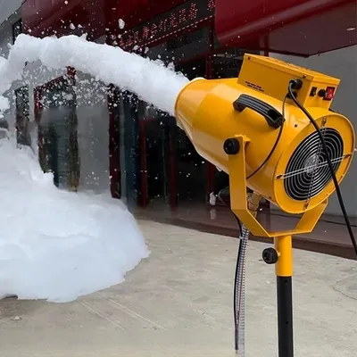 1500w Cannon Bubble Foam Jet Machine With Trestle Water Pump For Pool Party Kindergarten Kid Shcool Child Waterpark Beach Summer