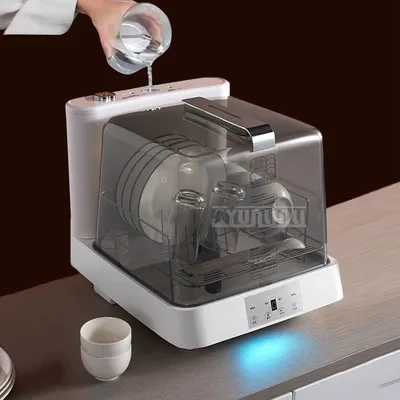 Portable Dishwashers Countertop Dish Washing Machine Kitchen Household Intelligen Visual Dishwasher Mini Lavadora