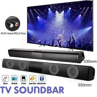 TV Sound Bar Home Theater Sound System Bluetooth Speaker Computer Speakers For TV Soundbar Box Subwoofer Radio Boom Box Column