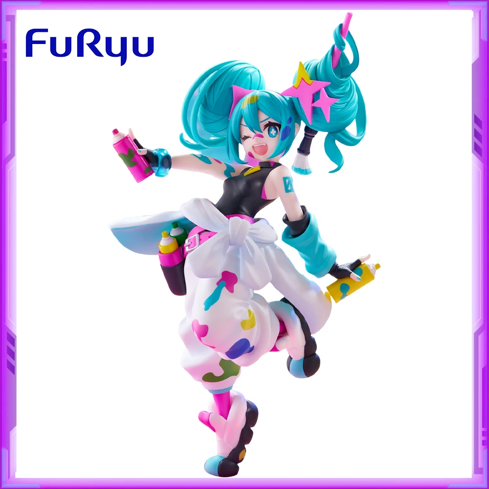 Original FuRyu Hatsune Miku TTI piapro VOCALOID PVC Anime Figures Action Figure Model Toys Christmas Gift