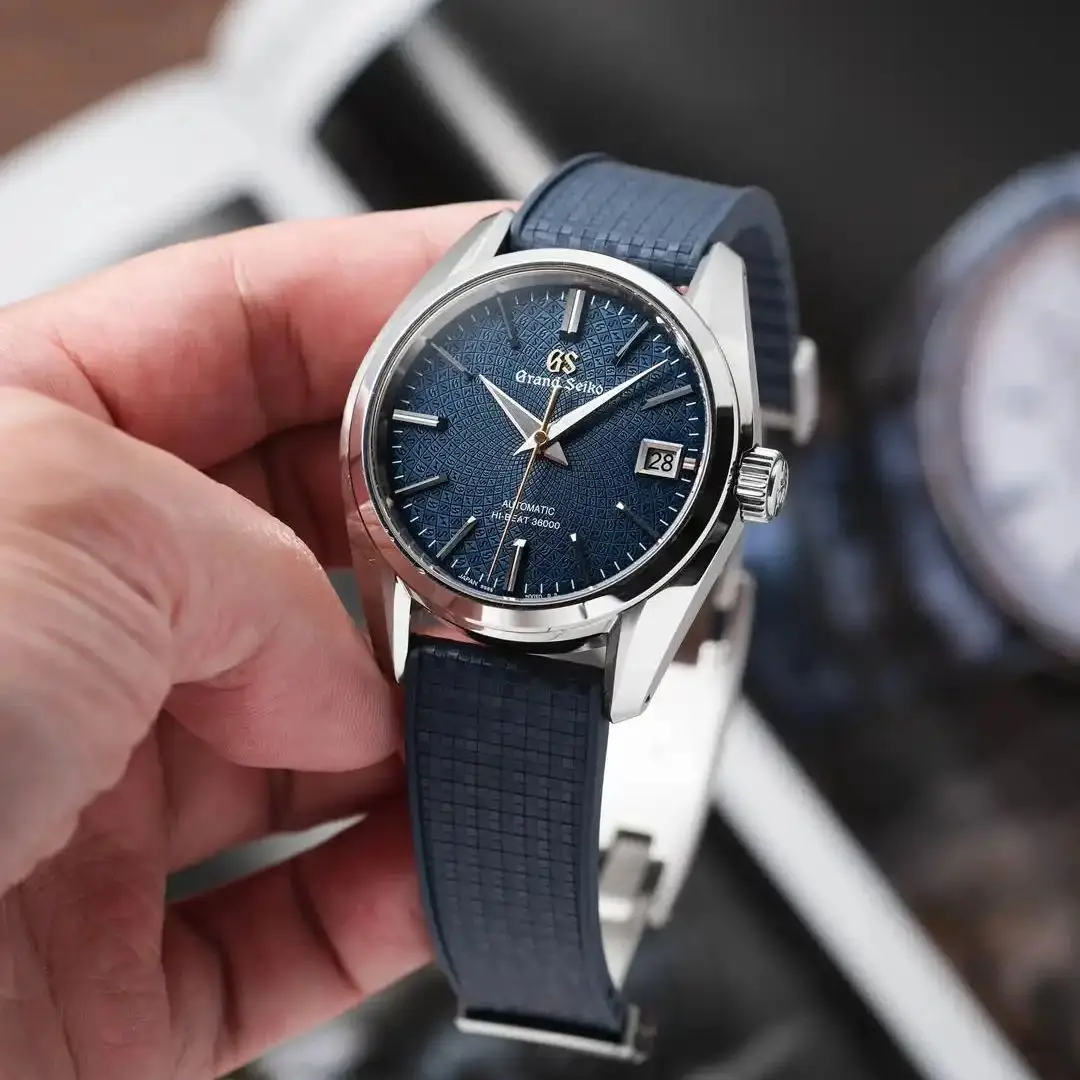 For Grand Seiko Omega SpeedMaster 19mm 20mm 21mm 22mm 24mm Mosaic FKM Watch Strap Skin-Friendly Watch Bands