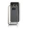 Back Case Electro-Style Softcover Silber für Samsung Galaxy S7 Edge