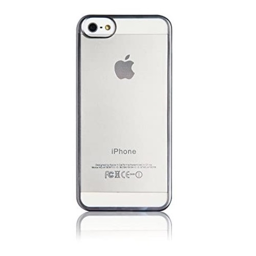 Back Case Electro-Style Softcover Dunkelgrau für Apple iPhone 5/5s/SE Image