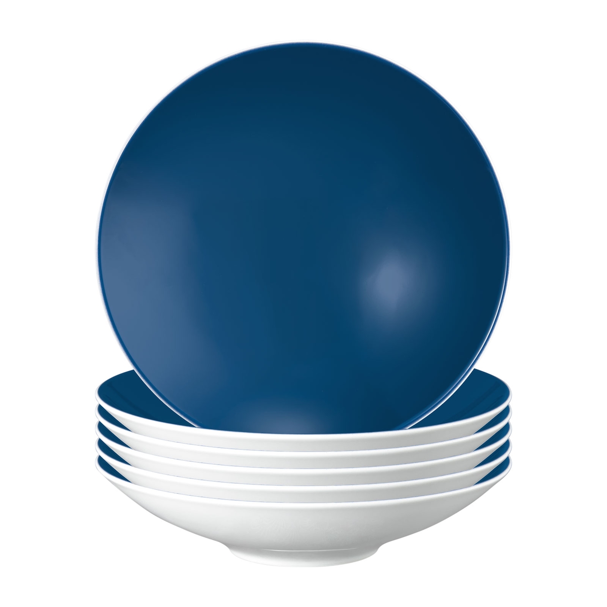 Seltmann Weiden Life Fashion Pasta-/Suppenteller ø 23 cm 6er Set Classic Blue Image