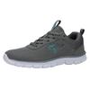 Sneaker KANGAROOS "K-RF ALEA", Gr. 39, grau (steel grau, ocean), Textil, Synthetik, sportlich, Schuhe