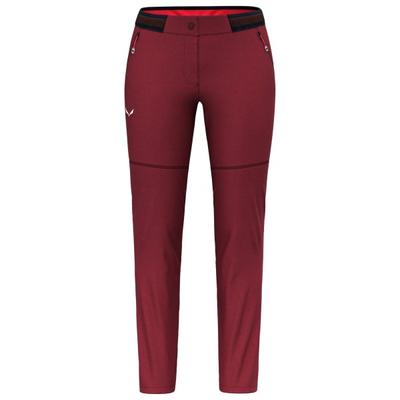 Salewa - Women's Pedroc 2 Durastretch 2/1 Zip Off Pant - Trekkinghose Gr 42 rot Image