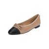 Ballerina STEVE MADDEN "STEVE MADDEN Ballerinas Leder/Synthetik", Damen, Gr. 39, beige (natural), Leder, Synthetik, casual, Schuhe