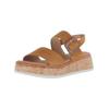 Riemchensandale GABOR COMFORT "Gabor Comfort Sandalen Veloursleder", Damen, Gr. 40, braun, Veloursleder, casual, Schuhe