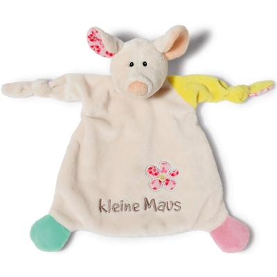 Schmusetuch NICI "My First NICI Kollektion, Maus Mincy, kleine Maus", Baby, beige (natur), Polyester, Schnuffeltücher, mit aufgestickten Augen