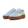 Sneaker PUMA "CLUB II ERA PLATFORM SD WNS", Gr. 42, haute tropic, gold moon, Leder, unifarben, sportlich, Schuhe