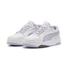 Sneaker PUMA "RBD BREAK LOW", Gr. 41, feather gray, lila crush, puma weiß, Leder, mehrfarbig, sportlich, Schuhe