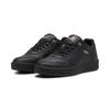Sneaker PUMA "Court Classy Sneakers Damen", Gr. 39, rosa (schwarz rose gold metallic), Obermaterial: Synthetik; Futter: Textil; Innensohle: Textil; Laufsohle: Gummi, Schuhe