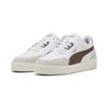 Sneaker PUMA "Shuffle Downtown Sneakers Erwachsene", Gr. 48, weiß flat bronze vapor gray braun, Obermaterial: Textil, Synthetik, Kuhleder; Futter: Textil; Innensohle: Textil; Laufsohle: Gummi, Schuhe