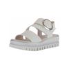 Keilsandalette GABOR "Gabor Sandalen Nappaleder", Damen, Gr. 38, braun (latte), Nappaleder, casual, Schuhe