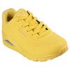 Wedgesneaker SKECHERS "UNO STAND ON AIR", Damen, Gr. 39, gelb, Lederimitat, sportlich, Schuhe, Freizeitschuh, Halbschuh, Schnürschuh weich gepolsterte Innensohle, Topseller