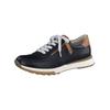 Sneaker PAUL GREEN "Paul Green Sneaker Glattleder", Damen, Gr. 38,5, schwarz (schwarz, braun), Glattleder, casual, Schuhe