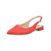 Ballerina HÖGL "Högl Ballerinas Leder", Damen, Gr. 37,5, orange (koralle), Leder, casual, Schuhe