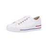 Sneaker PAUL GREEN "Paul Green Sneaker Glattleder", Damen, Gr. 38,5, weiß, Glattleder, casual, Schuhe