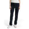 Straight-Jeans TOM TAILOR "LIVA", Damen, Gr. 30, Länge 30, blau (clean rinsed blau denim), Denim/Jeans, Obermaterial: 99% Baumwolle, 1% Elasthan. Futter: 100% Baumwolle, unifarben, casual, straight fit knöchellang, Jeans, im Five-Pocket Style