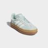 Sneaker ADIDAS ORIGINALS "GAZELLE BOLD E", Gr. 37, ash grün, sanftes weiß, gum 2, Leder, Synthetik, sportlich, Schuhe